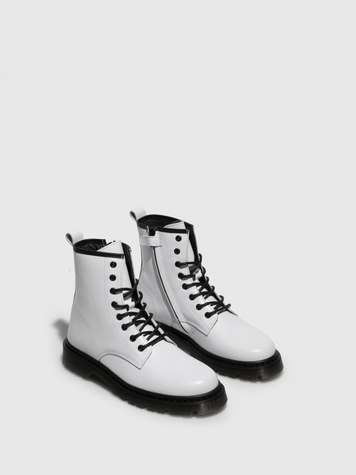 Foreva Botas com Atacadores em Branco